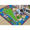 Flagship Carpets Friendly Street Educational Rug for Kids Playroom, Nursery Room Mat, Home Learning Area, and Classroom Carpet, 4' x 6', Multicolor view 4