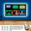 BASON LIGHTING LED TV Backlight,Bason Strip Lights with Remote for 75-82in TV, 4096 DIY Color Changing Lights, SMD 5050 LEDs TV Bias Lighting with Power Supply, Upgraded, Ultra-Long, for TV. view 2