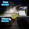 URPOWER Solar Lights Outdoor, 40 LED Motion Sensor Security Lights Solar Flood Lights Waterproof Solar Powered Outdoor Lights for Backyard, Fence, Deck, Patio, Garage (4 Pack) view 2