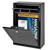 Mail Boss 7412 High Security Steel Locking Wall Mounted Mailbox-Office Comment Letter Deposit, Black Drop Box view 3