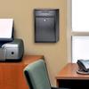 Mail Boss 7412 High Security Steel Locking Wall Mounted Mailbox-Office Comment Letter Deposit, Black Drop Box view 4