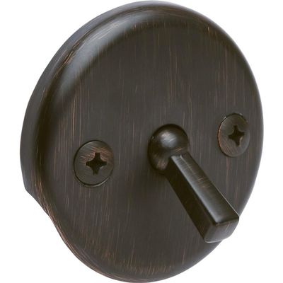 Do it Two-Hole Oil-Rubbed Bronze Bath Drain Face Plate - 1 Each