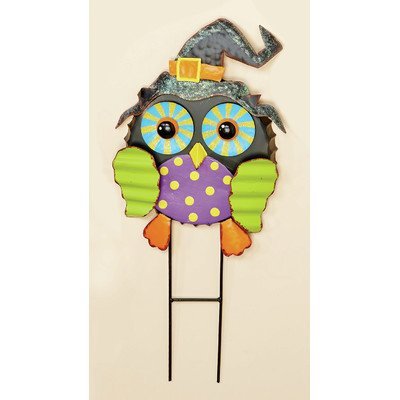 Worth Imports Metal Owl on Stake, 23"
