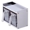 Pearl Metal HB-1778 Seasoning Rack, Stocker, 2 Pieces, Stainless Steel, Made in Japan view 1
