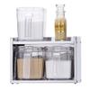 Pearl Metal HB-1778 Seasoning Rack, Stocker, 2 Pieces, Stainless Steel, Made in Japan view 2