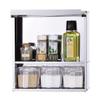Pearl Metal HB-1777 Condiment Rack, Cabinet Stockers, 3 Pieces, Stainless Steel, Made in Japan view 2