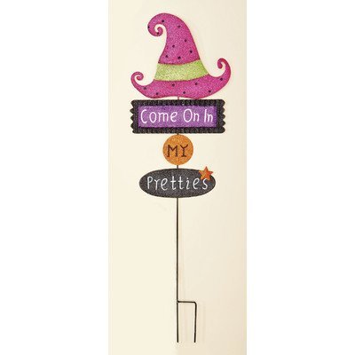 Worth Imports Metal Witch Hat Stake, 38"