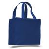 (12 Pack) Set of 12- Extra Heavy Duty Canvas Tote Bag with Gusset (Royal) view 1