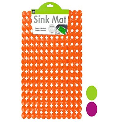 Handy Helpers Decorative Rectangular Sink Mat - Pack of 4