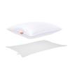 Canadian Down & Feather Co.  1 Pack Firm 625 Fill Power White Down Sleeping Pillow King Size - 500 Thread Count Shell 100% Cotton - Made in Canada view 3