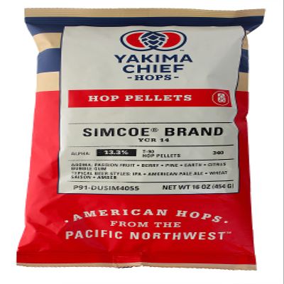 HopUnion - 8566735 Simcoe Hop Pellets 1 lb.