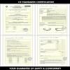 voltX 'Constructor' SAFETY READERS (CLEAR +2.5 Dioptre) Full Lens Reading Safety Glasses ANSI Z87.1+ & CE EN166F, Wraparound Style - Includes Safety Cord with headstop - UV400 anti fog coated lens view 2