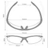 voltX 'Constructor' SAFETY READERS (CLEAR +2.5 Dioptre) Full Lens Reading Safety Glasses ANSI Z87.1+ & CE EN166F, Wraparound Style - Includes Safety Cord with headstop - UV400 anti fog coated lens view 4