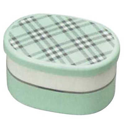 Bento Box: Milky M15490-0 Mini Oval Lunch Box, Lime