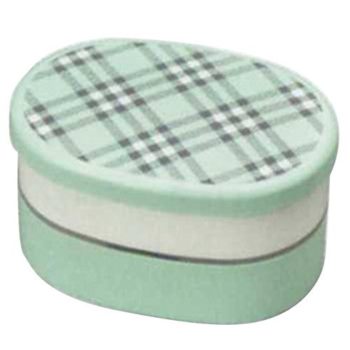 Bento Box: Milky M15490-0 Mini Oval Lunch Box, Lime