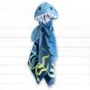 Stephen Joseph Boys HOODED TOWEL, Shark view 3