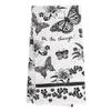 Karma Boho Tea Towels, Decorative Kitchen Towels for Home, Absorbent Cotton Dish Towels, 28" L x 20" W, Kitchen Countertop, Oven and Table Dcor, Butterfly view 1
