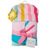 Stephen Joseph, Kids Hooded Beach Towel for Girls & Boys (3-8 Years), Toddler Poncho Bath Towel with Hood, Soft Absorbent Cotton, Large 46x 23.5, Rainbow view 2