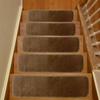 Comfy Collection Stair Tread Treads Indoor Skid Slip Resistant Carpet Stair Tread Treads Machine Washable 8  inch x 30 inch (Set of 13, Beige) view 1