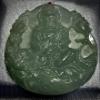 China Fine Craft 2" Jade Kwanyin Guanyin Pendant JP45 view 3