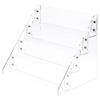 Plymor Clear Acrylic 4-Level Boxed Greeting Card Display Rack, 15.5" W x 11" D x 12.75" H view 1