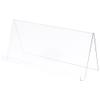 Plymor Clear Acrylic Book Display Easel with 1.75" Ledge with Lip, 24" W x 8.25" D x 10.75" H view 1