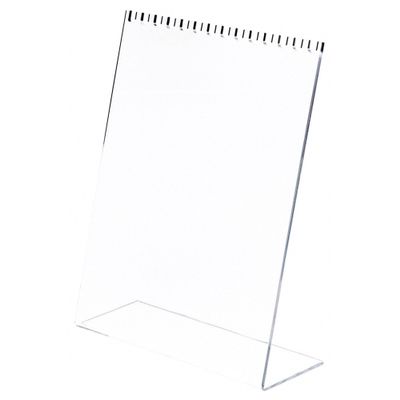 Plymor Clear Acrylic Necklace Display Stand With Top Hooks, 10.625" W x 4" D x 13.5" H