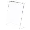 Plymor Clear Acrylic Necklace Display Stand With Top Hooks, 10.625" W x 4" D x 13.5" H view 1