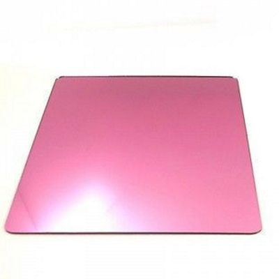 8 Square Pink Mirror Acrylic Coasters