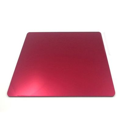 8 Square Red Mirror Acrylic Coasters