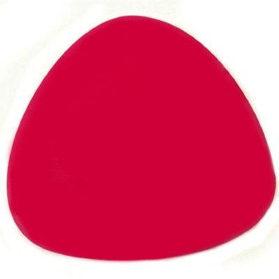 8 Pebble Red Acrylic Coasters