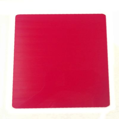 8 Square Red Acrylic Coasters