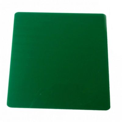 8 Square Green Acrylic Coasters