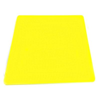 8 Square Yellow Acrylic Coasters