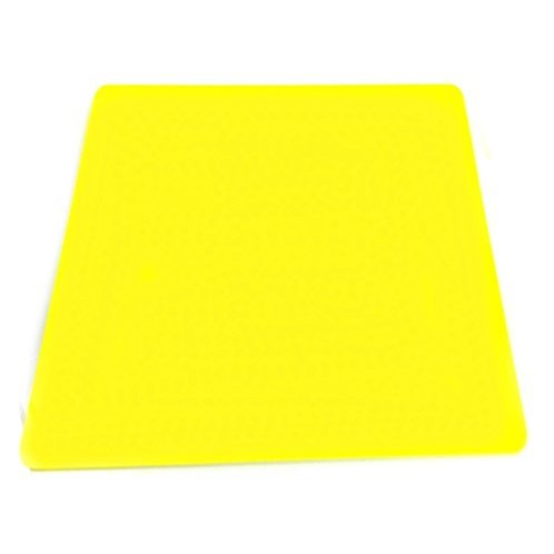8 Square Yellow Acrylic Coasters