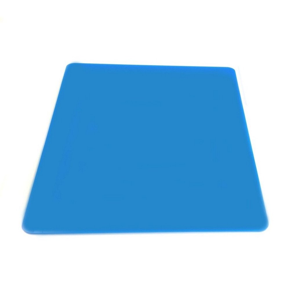 8 Square Bright Blue Acrylic Coasters
