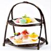  Yamako 24986 One-Touch Akebono 2-Tier Basket, Large view 2
