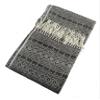 Alpakaandmore, Blanket Alpaca Wool 51.20 x 67, Geometric Designs (Black) view 1