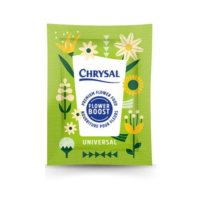 Chrysal Flower Boost Clear Flower Food Packets for Flower Arrangements & Bouquets Floral Supplies for Fresh Flowers Fresh Flower Arrangements Supplies (5g - 100 Ct)