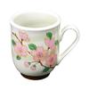 RAO3Z Ranchant Mug, Multi, Mug: 4.3 x 3.1 x 3.5 inches (11 x 8 x 8.8 cm), Ninchin Style New Cherry Blossom (March), Arita Ware Made in Japan view 1