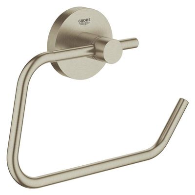 Essentials Pivoting Toilet Paper Holder, Brushed Nickel Infinity