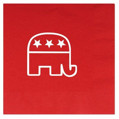Beistle Red Republican Luncheon Napkins Pack of 6