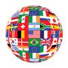 Beistle 9" International Flag Party Tableware Plates - 12 Pack(8/Pkg) view 1