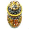 Polmedia Polish Pottery French Butter Dish UNIKAT - Autumn Glow Pattern Handmade in Boleslawiec Poland + Certificate of Authenticity view 4