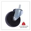 Alera ALE Optional Casters For Wire Shelving, 125 lbs./Caster, Black (Set of 4) view 3