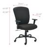 Alera ALE Mota Series Big and Tall Chair, Black view 2