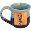 ALWAYS AZUL POTTERY Koko Goddess Mug in Mountain Waves - Handmade Ceramic Coffee Mug - Stylish and Unique Handcrafted Artistic Drinkware - Polished Clay Cups, Great for Coffee, Tea, and Art Lovers view 1