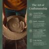 ALWAYS AZUL POTTERY Moose 3 Mug in Mountain Waves - Handmade Ceramic Coffee Mug - Stylish and Unique Handcrafted Artistic Drinkware - Polished Clay Cups, Great for Coffee, Tea, and Art Lovers view 3