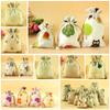 RayLineDo Linen Canvas Drawstring Bag 2 Pics view 2