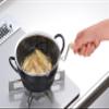 Wahei Freiz SM-9548 Cookware Set, Deep Frying, Oil Slicer, Tempura Pot, 7.1 inches (18 cm) & Wooden Handle Fryer Set, Saishokuan, Induction Compatible, Iron view 4